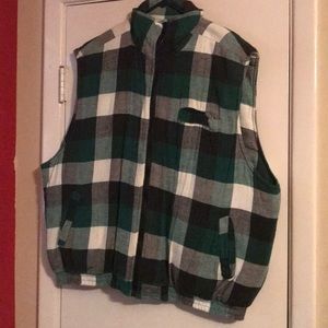 Mens zip up vest
